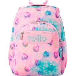 Discount Totto Mochila Corações Glitter