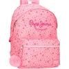 Discount Pepe Jeans Mochila Dupla 40Cm Alenka Rosa