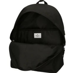 Pepe Jeans Mochila Dupla Com Divisória Para Computador Aris Evergreen Preto