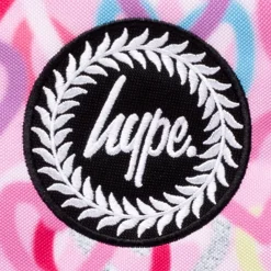 Discount Hype Mochila Graffiti Hearts Rosa