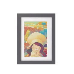 Kasa Moldura Básica 10 x 15cm Preta