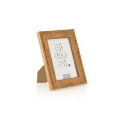 Kasa Moldura Madeira com Relevo 10 x 15cm