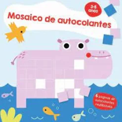 Yoyo Books Mosaico de Autocolantes - Hipopótamo 3-5 Anos de Yoyo Studios