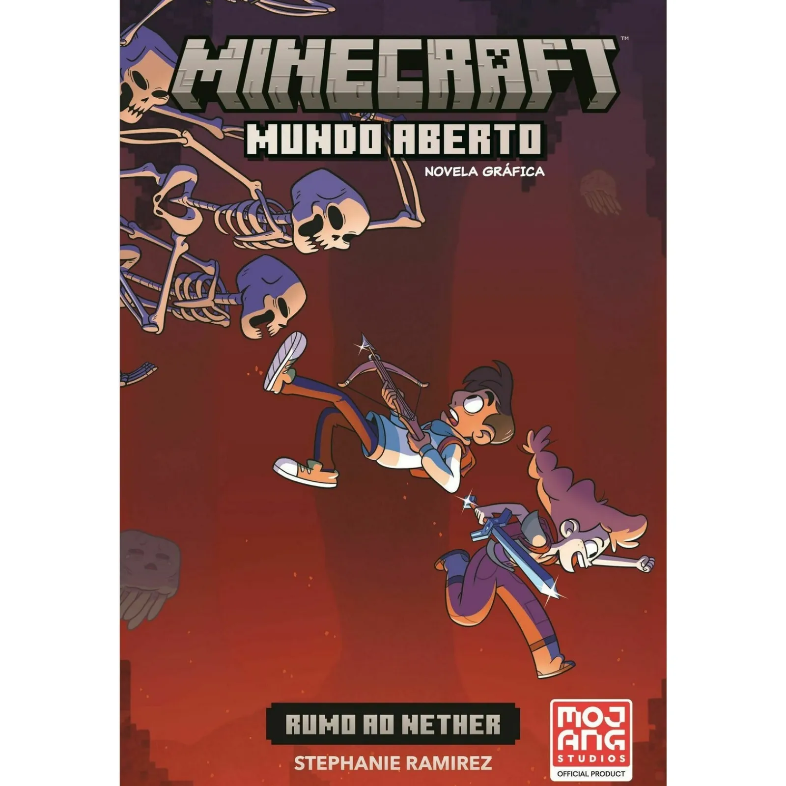 New Booksmile Mundo Aberto: Rumo ao Nether: Novela Gráfica de Stephanie Ramirez
