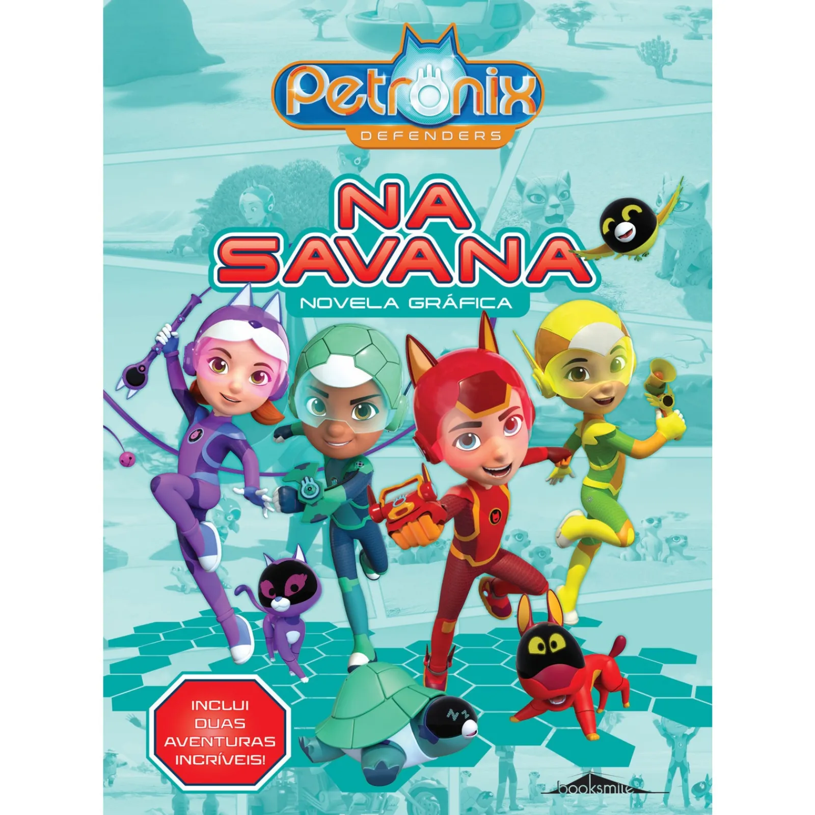 New Booksmile Na Savana: Novela Gráfica de Livro