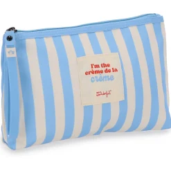 Mr Wonderfull Nécessaire Riscas Azul Bege - I'M Crème