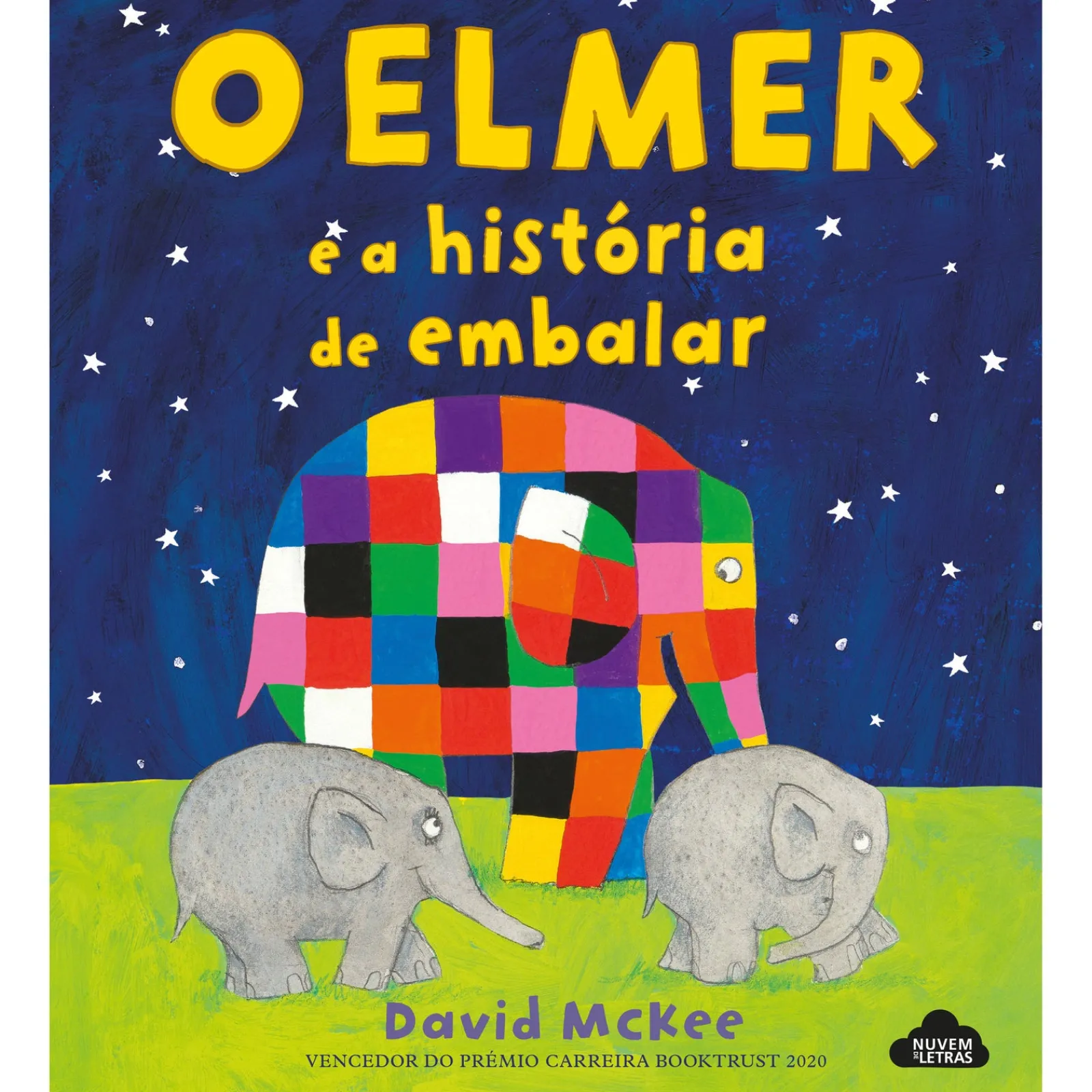 Nuvem De Letras O Elmer e a História de Embalar de David McKee