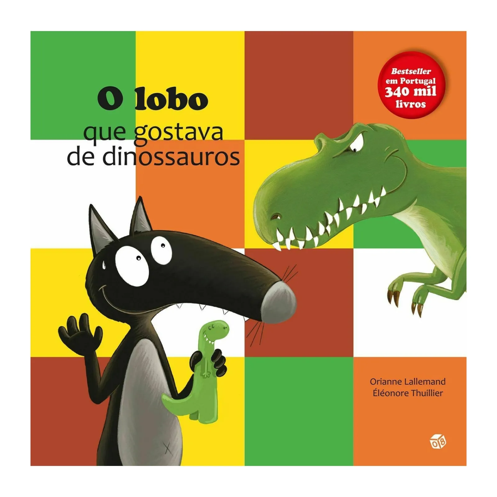 Zero A Oito O Lobo que Gostava de Dinossauros de Orianne Lallemand
