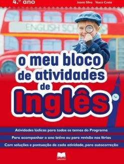 Edições Gailivro O Meu Bloco Atividades de Inglês 4º Ano de Joana Silva e Vasco Costa