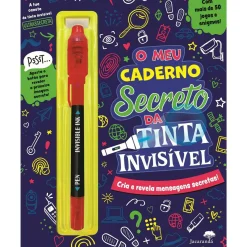 New Jacaranda O Meu Caderno Secreto da Tinta Invisivel de TINTA INVISIVEL