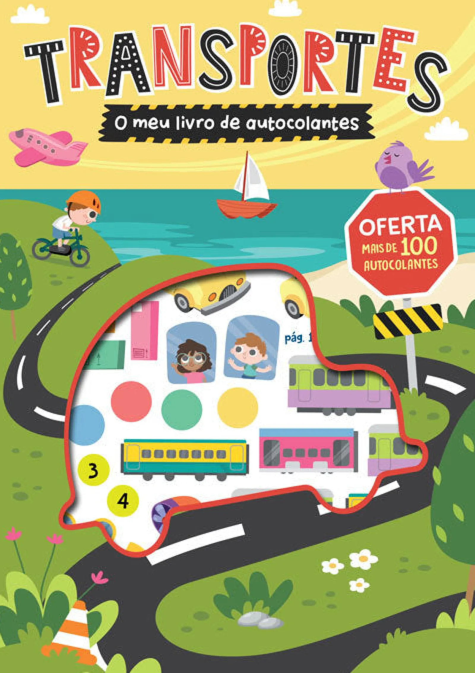 Best Livros Mch O Meu Livro Autocolantes - Transportes