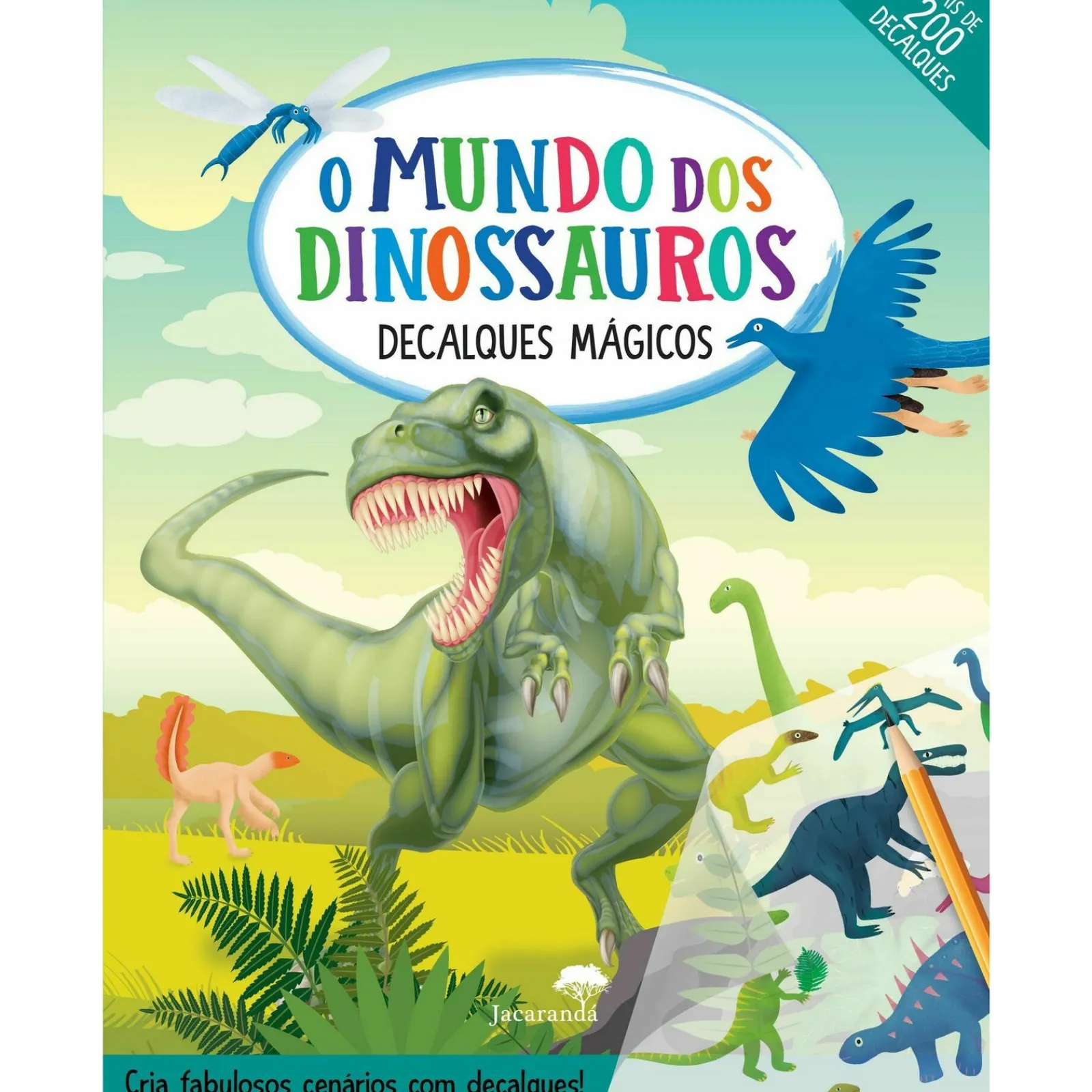 Online Jacarandá O Mundo dos Dinossauros - Decalques Mágicos