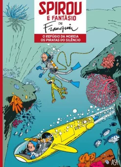 Edições Asa O Refúgio da Moreia | os Piratas do Silêncio de André Franquin - Spirou e Fantásio N.º 4