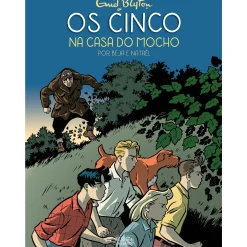Oficina Livro Os Cinco em BD Nº 5 - os Cinco na Casa do Mocho de Enid Blyton