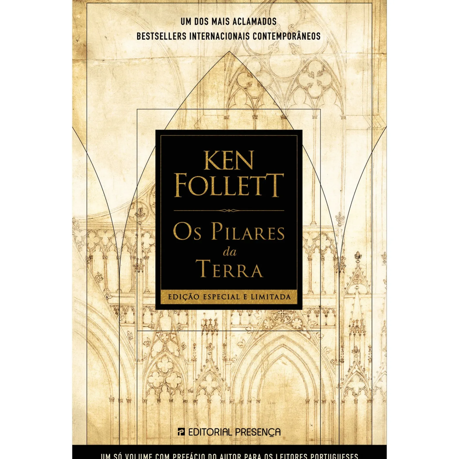 Outlet Editorial Presença Os Pilares da Terra de Ken Follett