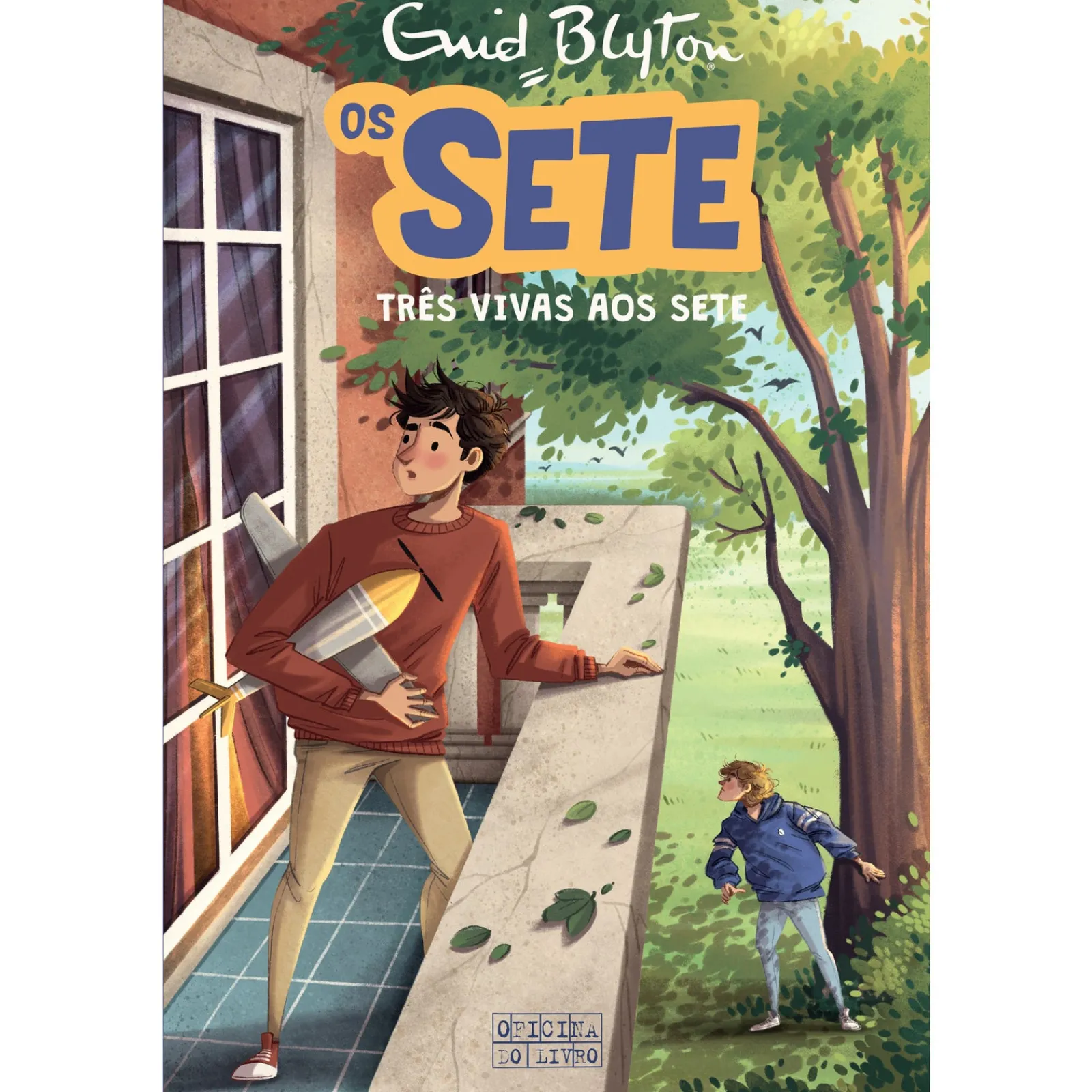 Clearance Oficina Do Livro Os Sete Nº 8 - Três Vivas aos Sete! de Enid Blyton
