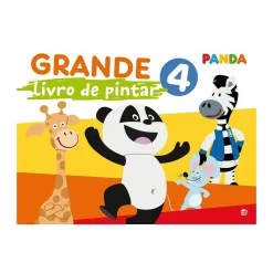 Zero A Oito Panda-Grande Livro de Pintar 4 de