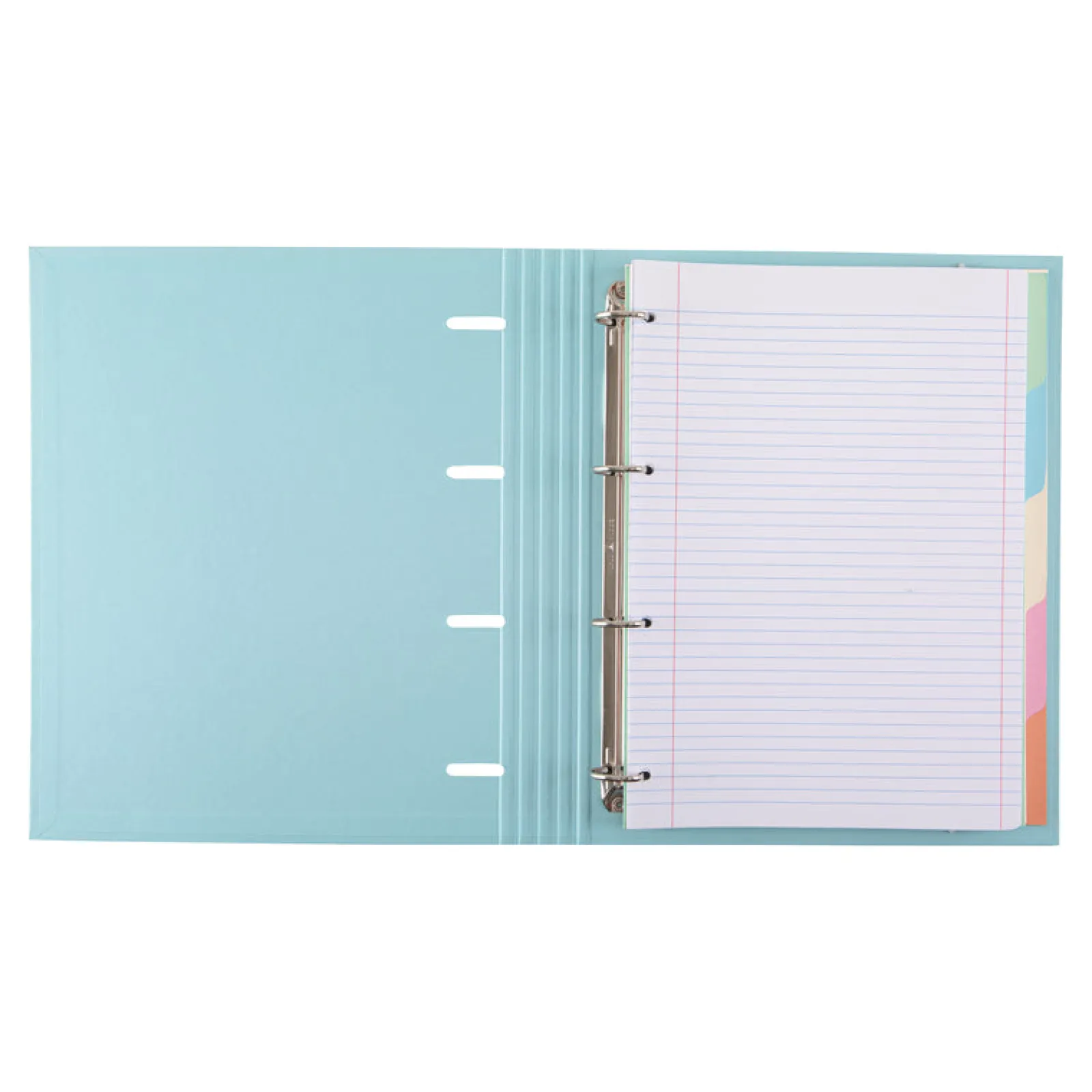 Discount Note! Pasta A4 Lombada Estreita com Elástico 100 Folhas e 5 Separadores Pastel (artigo sortido)