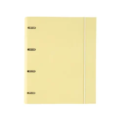 Discount Note! Pasta A4 Lombada Estreita com Elástico 100 Folhas e 5 Separadores Pastel (artigo sortido)