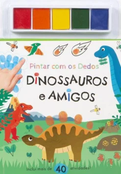 Porto Editora Pintar com os Dedos - Dinossauros e Amigos