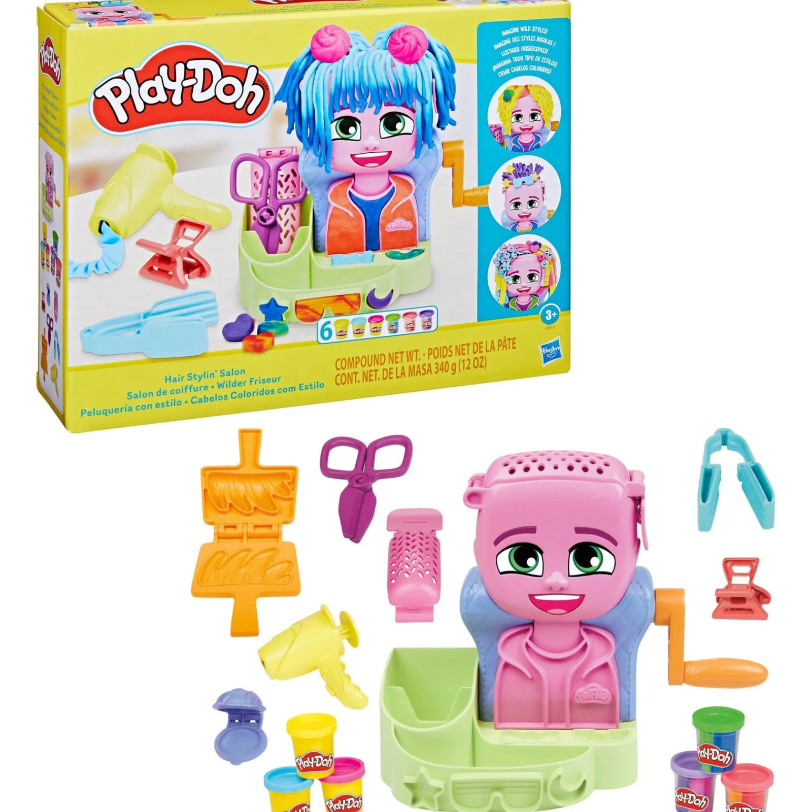 Play-Doh Cabelos Coloridos Com Estilo