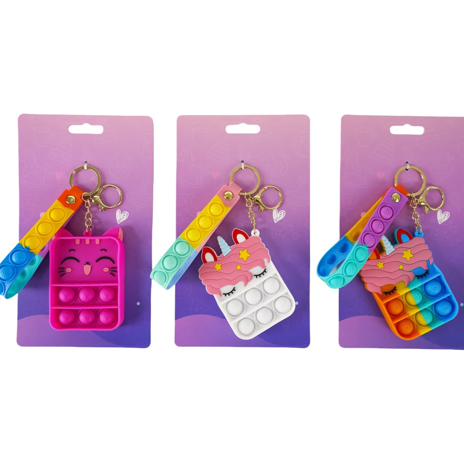 Clearance Sem Marca Porta Chaves Bubbles Gato