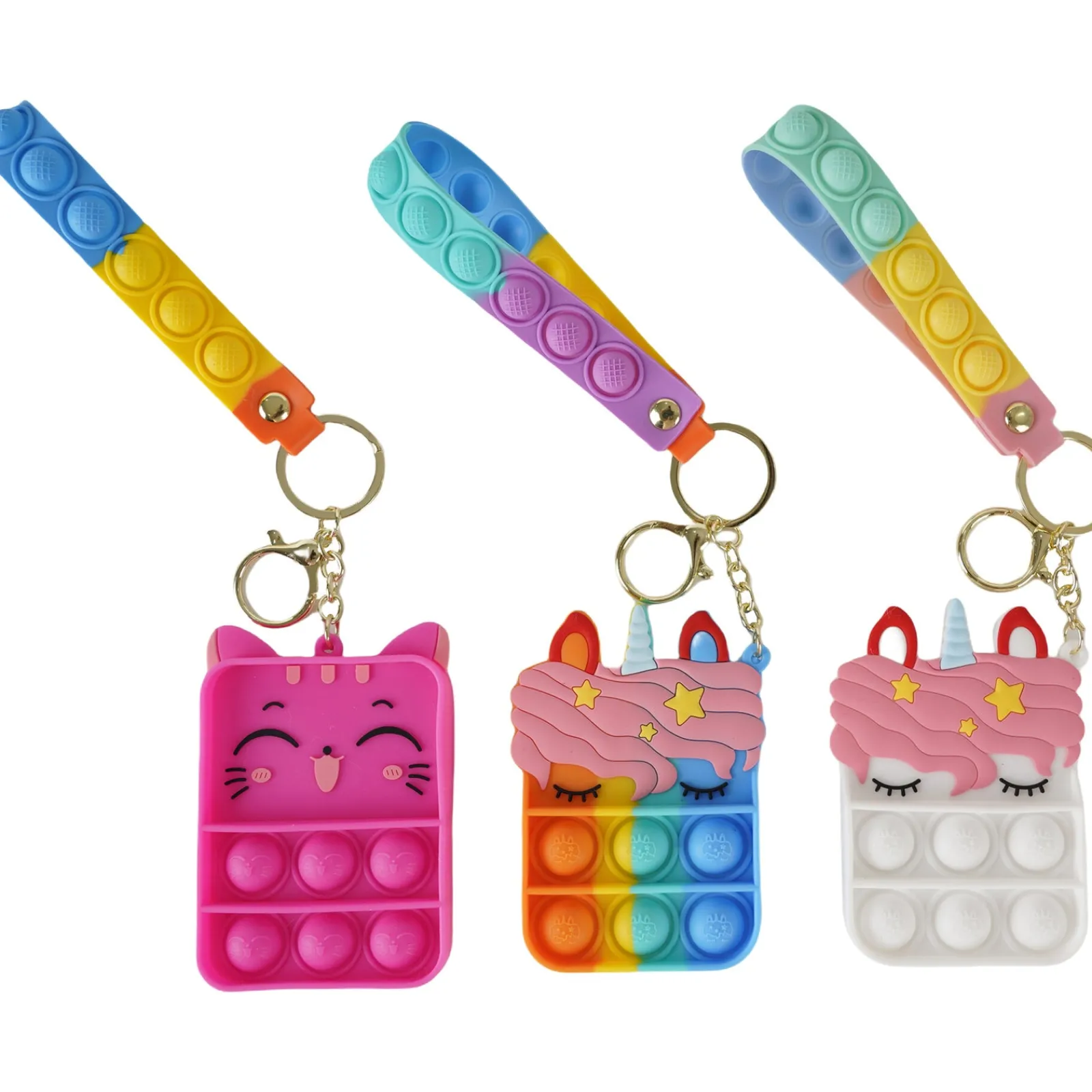 Clearance Sem Marca Porta Chaves Bubbles Gato