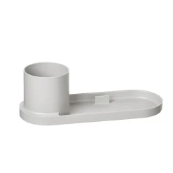 Outlet Litem Porta Lápis com suporte Cinza