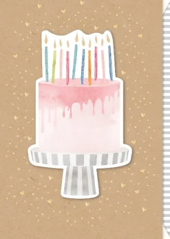 Hot Artebene Postal - Bolo Aniversário 3D