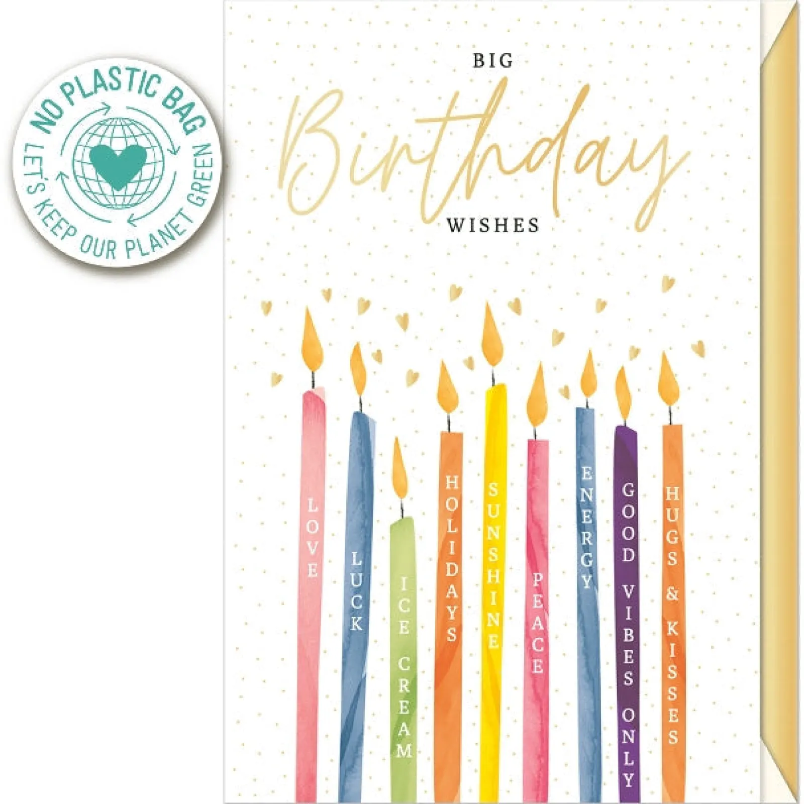Outlet Artebene Postal - Happy Birthday Velas