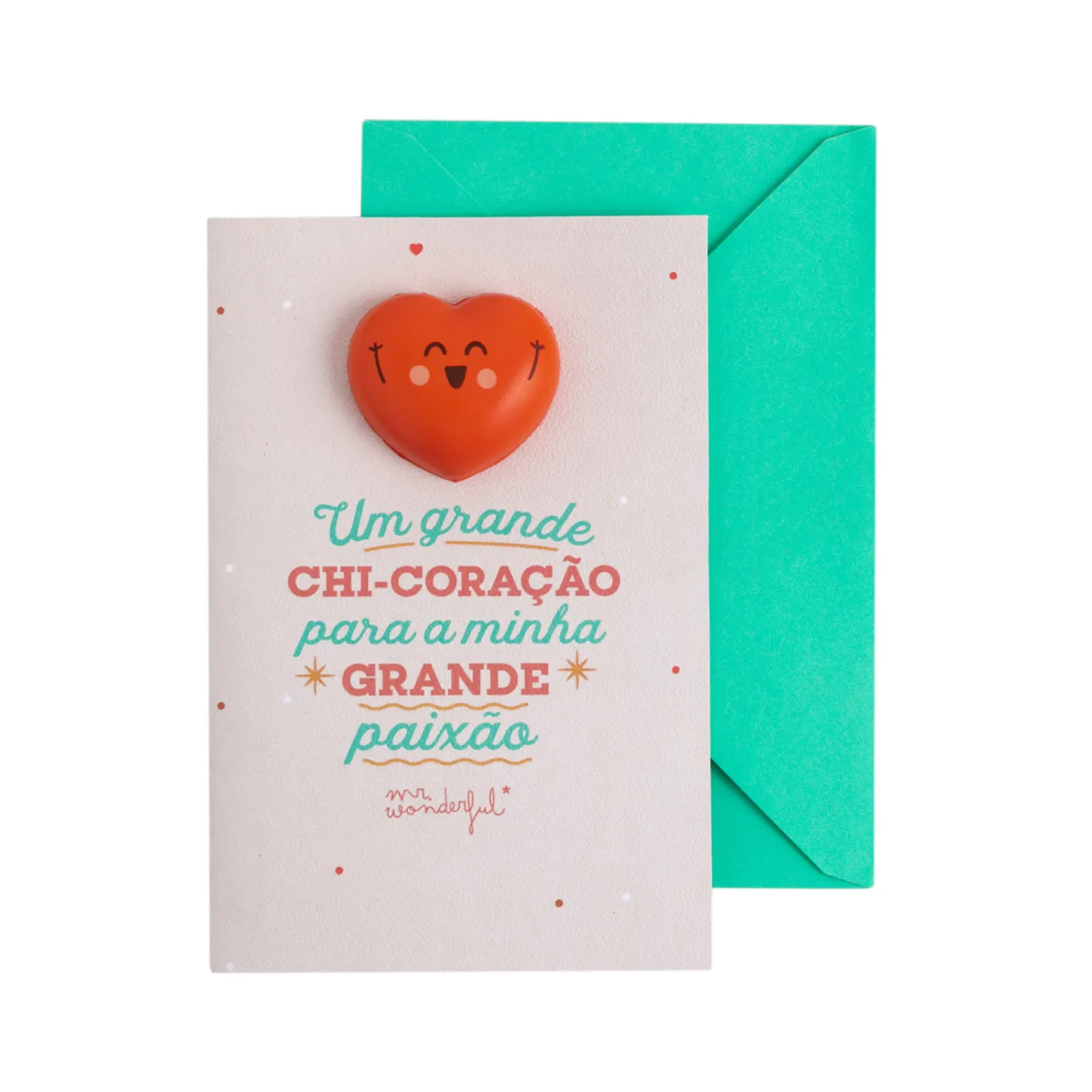 Mr. Wonderful Postal Squishy - Um Grande Chi-Coração Para A Minha Grande Paixão