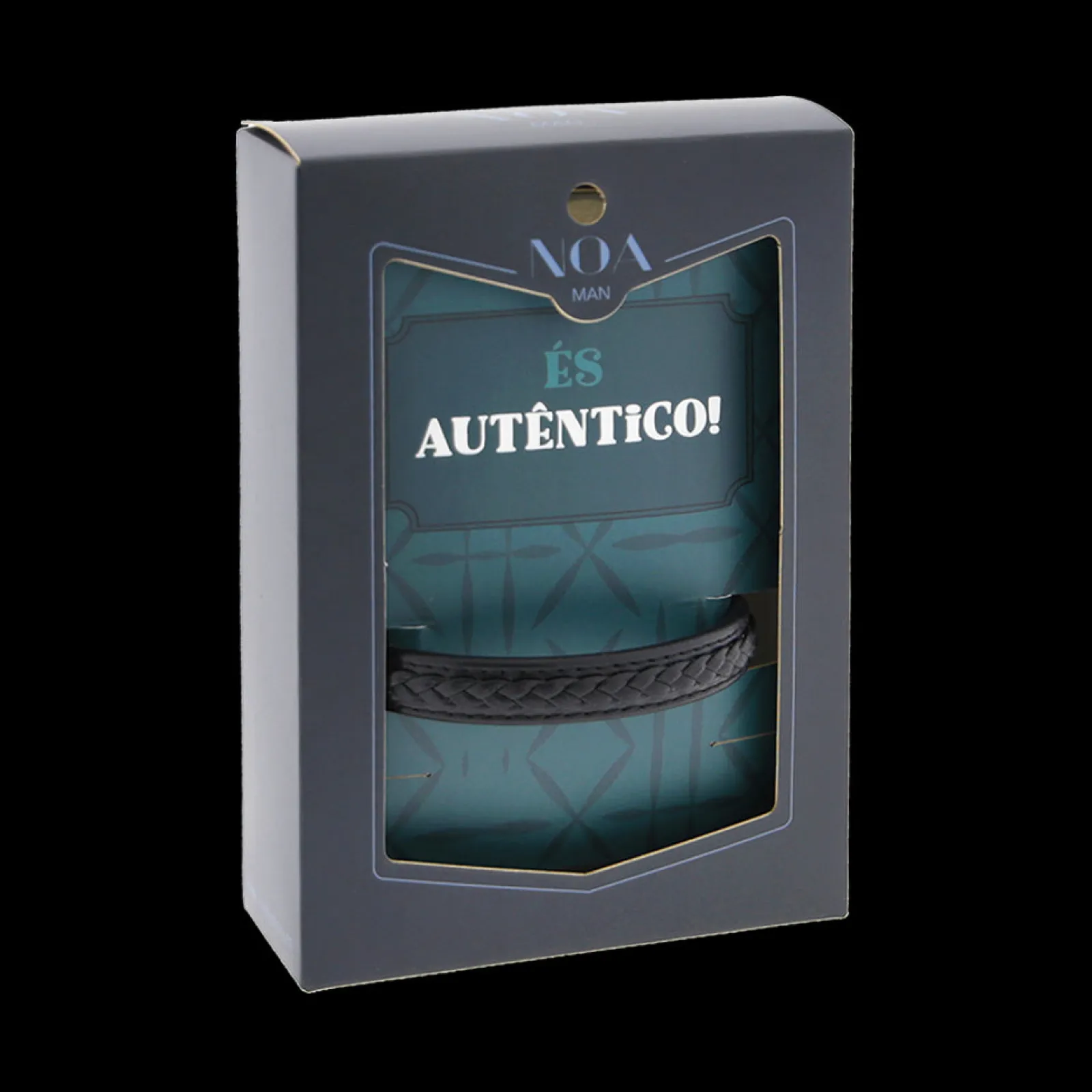 Aurea Pulseira Entrançada Preta - És Auténtico