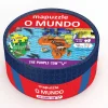 The Purple Cow Puzzle 100 Peças - Mapa Mundo