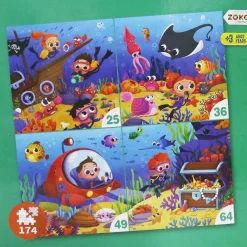 Clearance Zoko-Puzzles Puzzle Ártico / Explora Oceanos / Um Dia Quinta Sortido