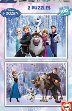 Outlet Educa Puzzles Infantis 2X100Pcs Sortido