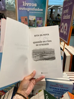 Clearance Manuscrito Quando os Rios Se Cruzam de Rita da Nova