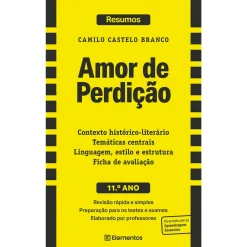 Note! Online Resumos - Amor de Perdição - 11.º Ano de Camilo Castelo Branco