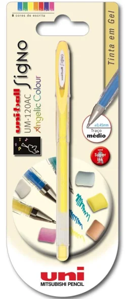 Uni Roller de Tinta Gel (várias cores)