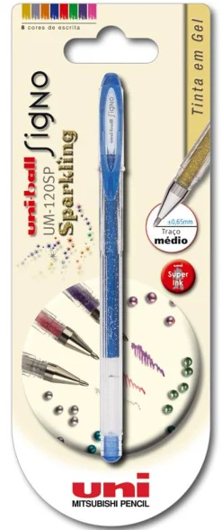 Clearance Uni Roller Signo Sparkling de Tinta Gel Brilhante (várias cores)