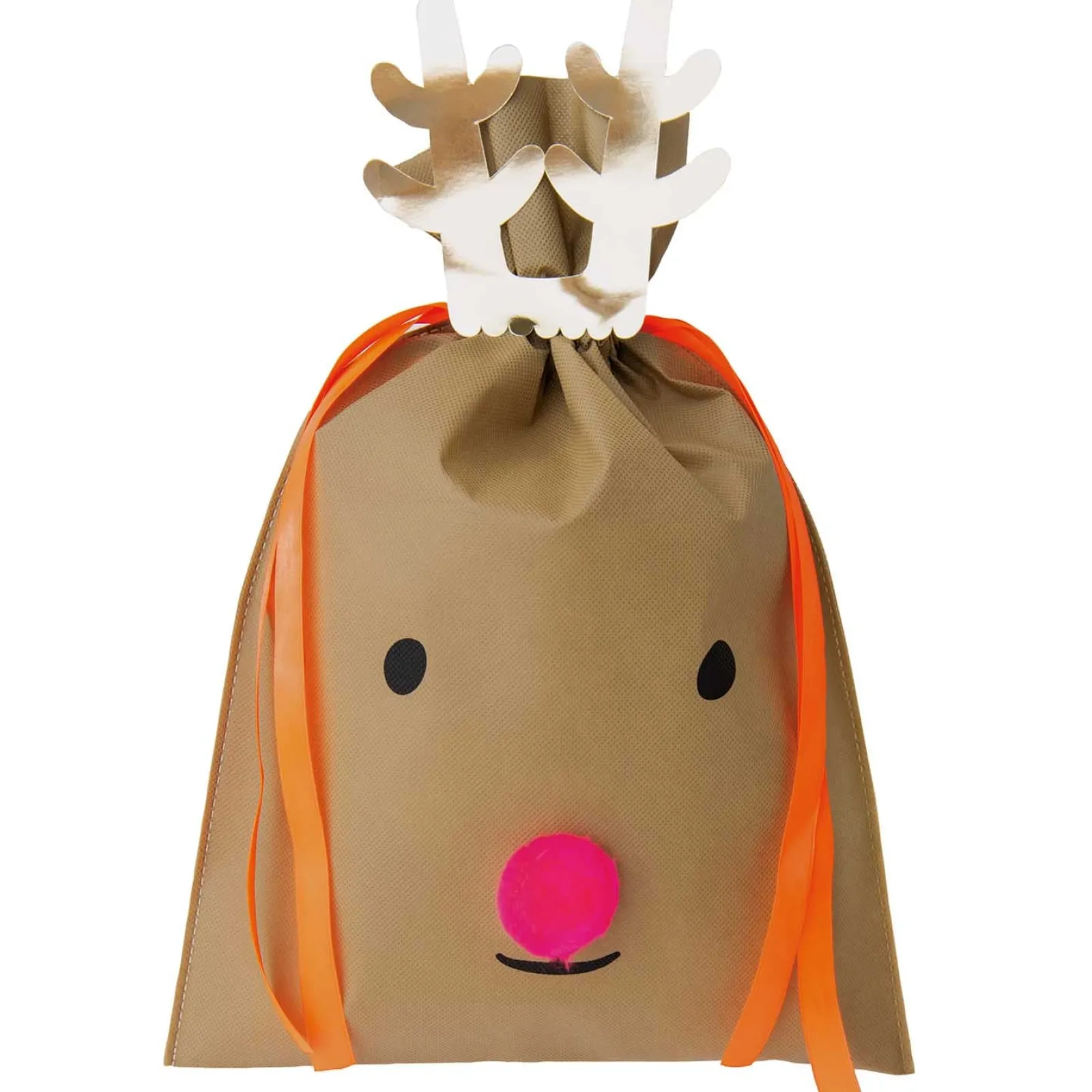 New Rico Design Saco Presente Grande - Cara Rena Laranja