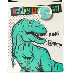 Hot Puckator Saco Presente Grande - Dinossauro