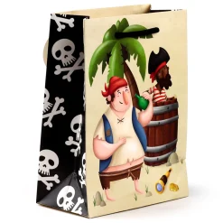 Puckator Saco Presente Méd - Pirata Jolly Rogers