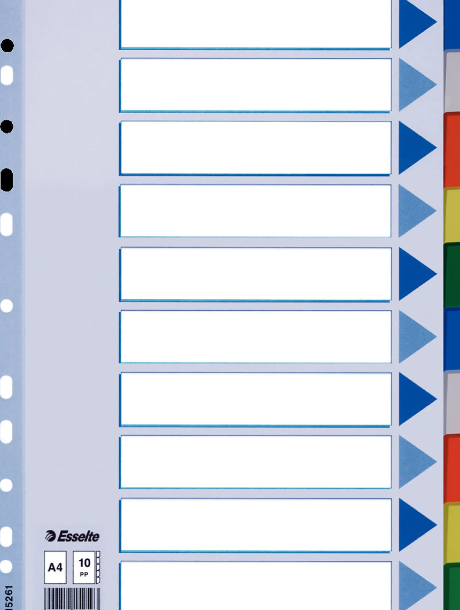 Sale Esselte Separador 10 Divisórias A4 Polipropileno
