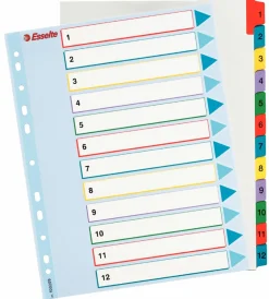 Sale Leitz Separador 12 Divisórias A4 Polipropileno