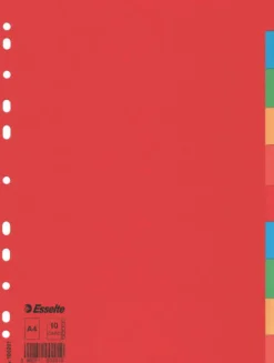 Outlet Esselte Separador A4 Cartão com 10 Divisórias
