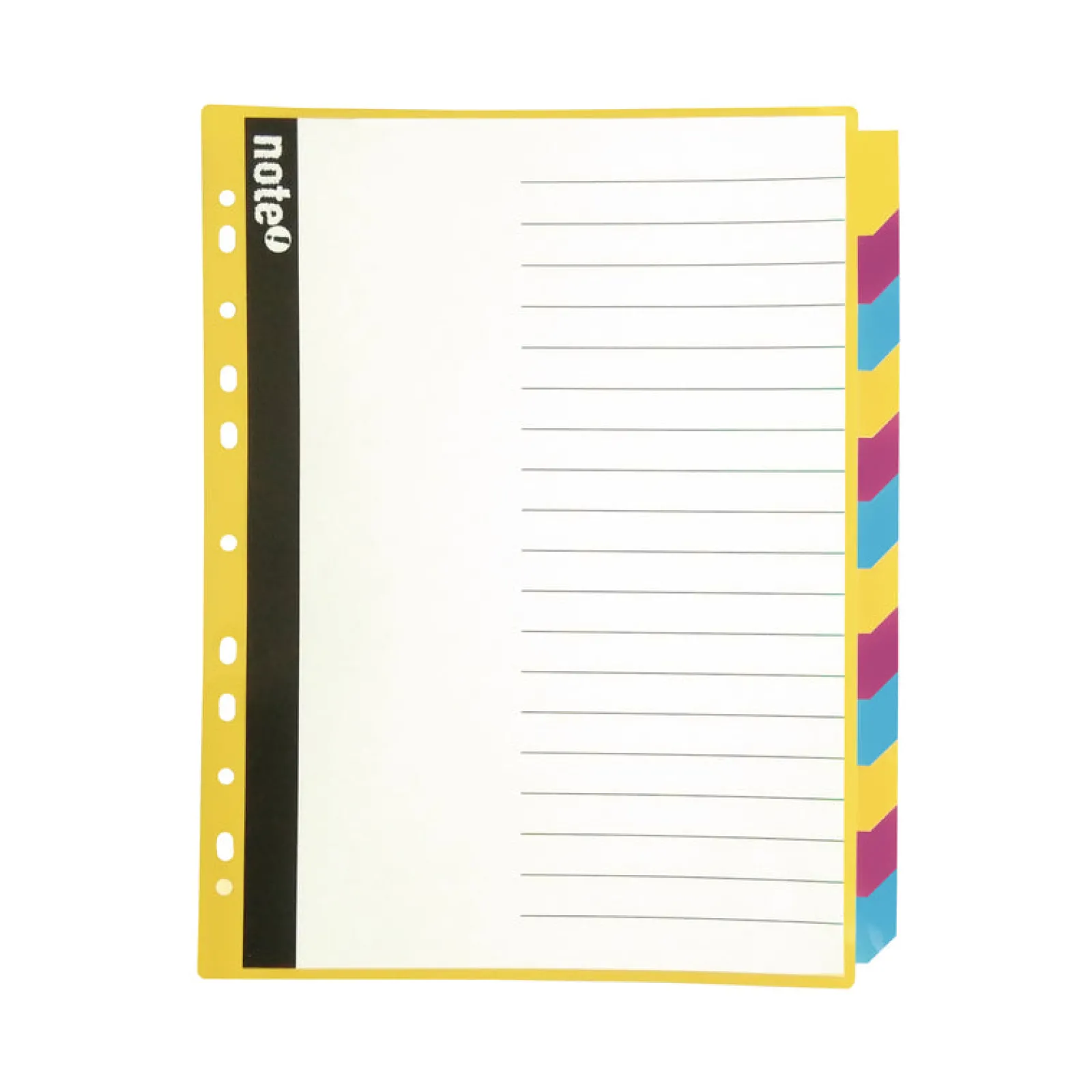 Outlet Note! Separador A4 Polipropileno com 12 Divisórias Tecnocolours