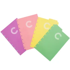 Caderno Inteligente Separadores A5 Pastel