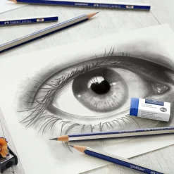 Sale Faber Castell Set de Desenho com 6 Lápis, Borracha e Afia