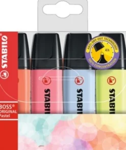 Stabilo Sublinhador de Tinta Fluorescente Pastel