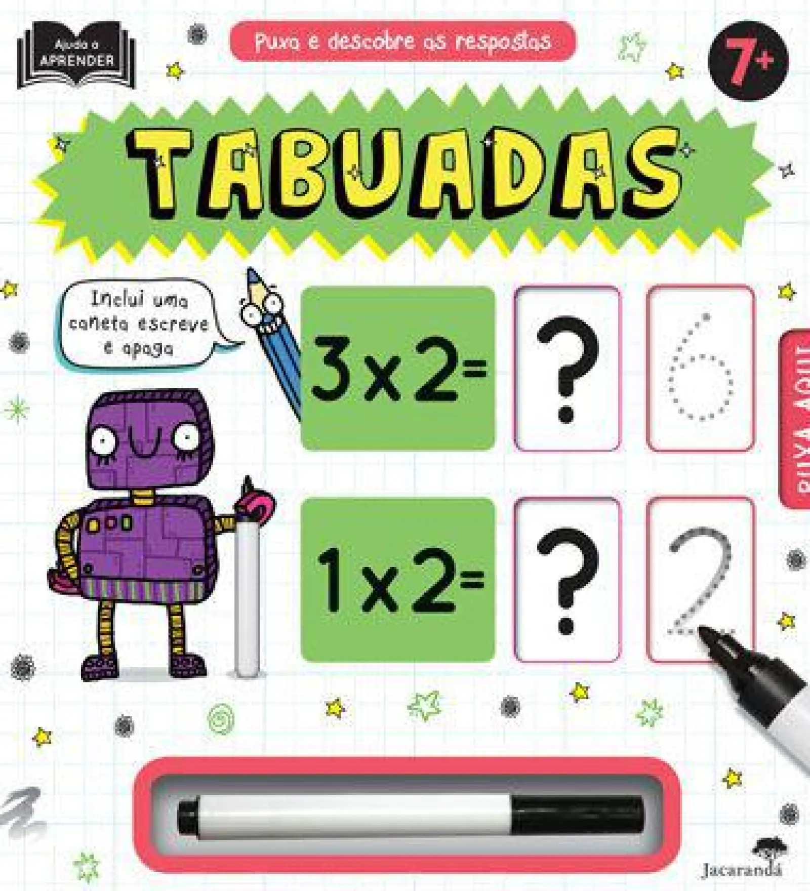 Jacarandá Tabuadas - Puxa e Descobre as Respostas